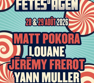 Les Fêtes d'Agen 2026 affiche