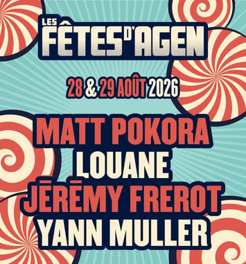 Les Fêtes d'Agen 2026 affiche