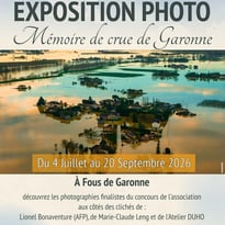 Exposition photo : Mémoire de crue de Garonne