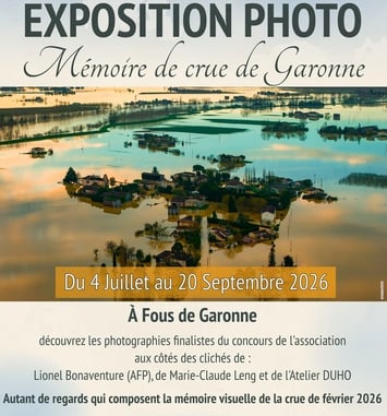 Exposition photo : Mémoire de crue de Garonne