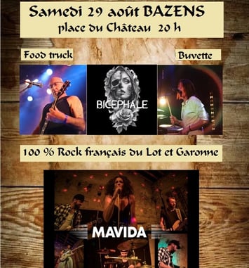 Concert 100 % Rock français du Lot et Garonne