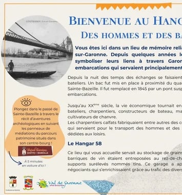 Visite commentée du Hangar 58