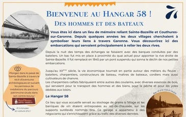 Visite commentée du Hangar 58