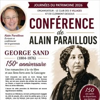 George Sand, une romancière à la vie libre et aux liens forts avec la Gascogne : conférence d'Alain Paraillous