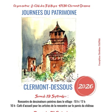 Journées du patrimoine à Clermont-Dessous