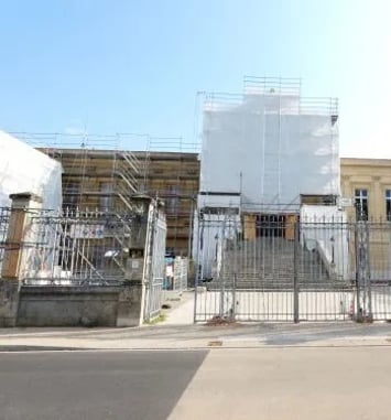 Visite commentée du chantier de rénovation des façades du palais de justice d'Agen