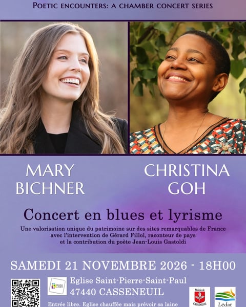 Rencontres Poétiques / Poetic Encounters w/ Mary Bichner
